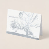 Wintersolstice: Aussicht Park-Holiday Folienkarte (Vorderseite)