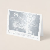 Wintersolstice: Aussicht Park-Holiday Folienkarte (Vorderseite)