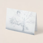 Wintersolstice: Aussicht Park-Holiday Folienkarte (Vorderseite)