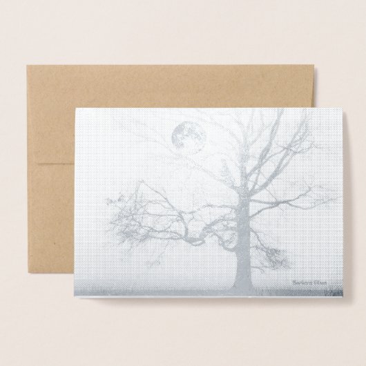 Wintersolstice: Aussicht Park-Holiday Folienkarte (Vorderseite mit Umschlag)