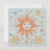 Wintersolstice Folkloregie Kunst, Dichtung und Mus Karte (Vorderseite)