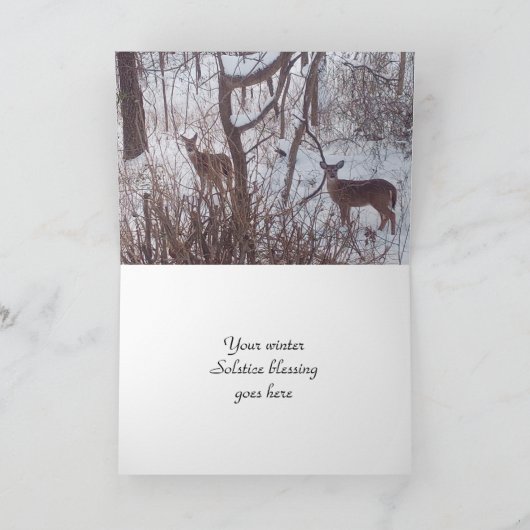 Wintersolstice-Foto des Hirns (Innenseite)