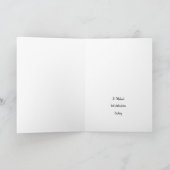 Wintersolstice in Maine Grußkarte Dankeskarte (Innenseite)