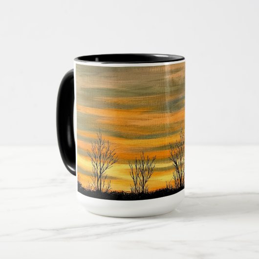 Wintersolstice Kunstdruckerei Tasse (Vorderseite Links)