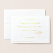 Wintersolstie: Aussichtspark, NY - Urlaub Folienkarte (Rückseite mit Umschlag)