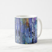 Wintersong im Birkenwald Kaffeetasse (VorderseiteRechts)