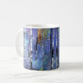 Wintersong im Birkenwald Kaffeetasse (Vorderseite Links)