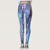 Wintersong im Birkenwald Leggings (Vorderseite)