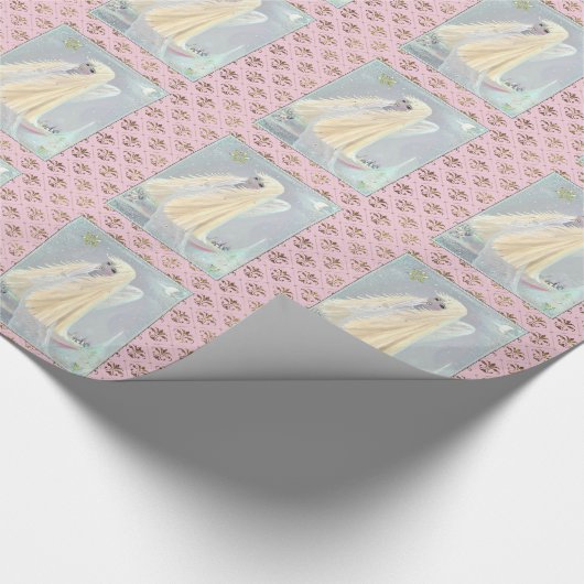 Wintersonne 2 geschenkpapier (Ecke)