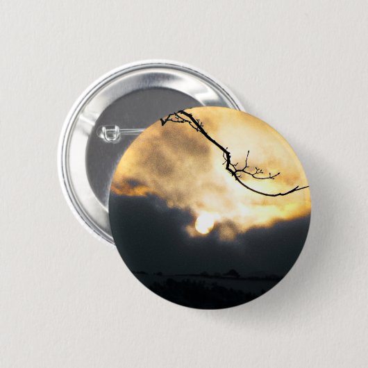 Wintersonne Button (Vorne & Hinten)