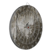 Wintersonne Dartscheibe (Vorderseite Links)