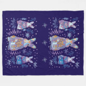 Wintersonne Fleecedecke (Vorderseite (Horizontal))