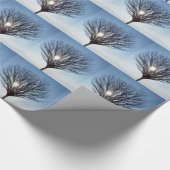 Wintersonne Geschenkpapier (Ecke)