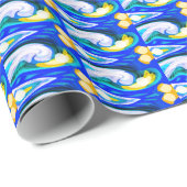 Wintersonne Geschenkpapier (Rolleneckpunkt)