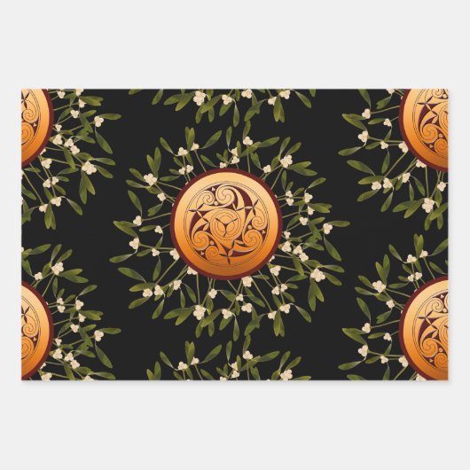 Wintersonne Geschenkpapier Set (Vorderseite)