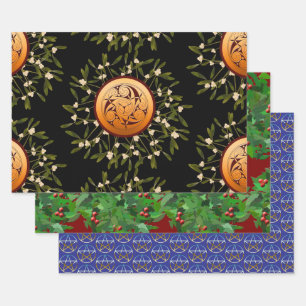 Wintersonne Geschenkpapier Set