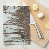 Wintersonne Geschirrtuch (Viertel Falte)