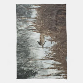 Wintersonne Geschirrtuch (Vertikal)