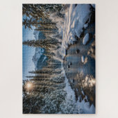 Wintersonne in der Wildnis Puzzle (Vertikal)