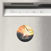 Wintersonne in Wales Magnet (In Situ (Geschirrspüler))