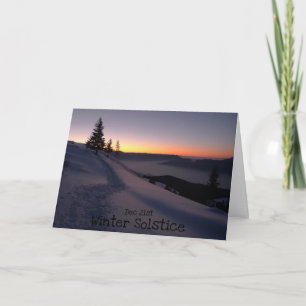 Wintersonne Karte