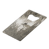 Wintersonne Kreditkarten Flaschenöffner (Rückseite Schrägansicht)