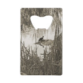 Wintersonne Kreditkarten Flaschenöffner (Rückseite)