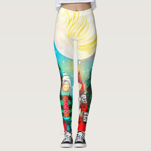 Wintersonne Leggings (Vorderseite)