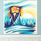 Wintersonne Leinwanddruck (Insitu (Holzboden))