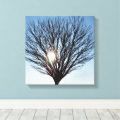 Wintersonne Leinwanddruck (Insitu (Holzboden))