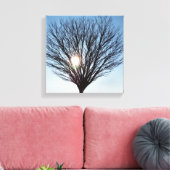 Wintersonne Leinwanddruck (Insitu (Wohnzimmer))