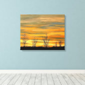 Wintersonne Leinwanddruck (Insitu (Holzboden))