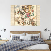 Wintersonne Leinwanddruck (Insitu (Schlafzimmer))