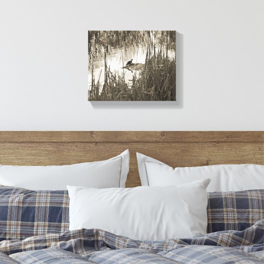 Wintersonne Leinwanddruck (Insitu (Schlafzimmer))