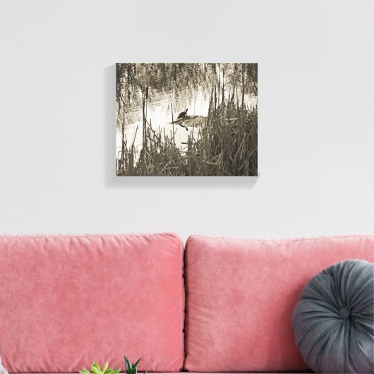 Wintersonne Leinwanddruck (Insitu (Wohnzimmer))