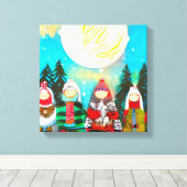 Wintersonne Leinwanddruck (Insitu (Holzboden))