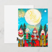 Wintersonne Mitteilungskarte (Vorne/Hinten)