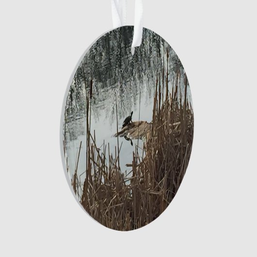 Wintersonne Ornament (Vorderseite)