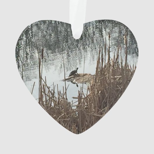 Wintersonne Ornament (Rückseite)