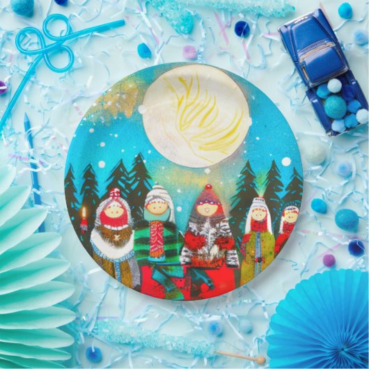 Wintersonne Pappteller (Party)