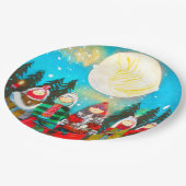 Wintersonne Pappteller (Schrägansicht)