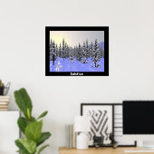Wintersonne Poster (Heimbüro)