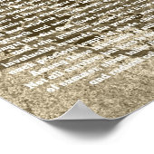 Wintersonne Poster (Ecke)