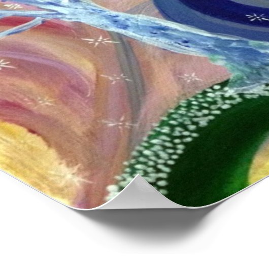 Wintersonne Poster (Ecke)