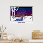 Wintersonne Poster (Küche)