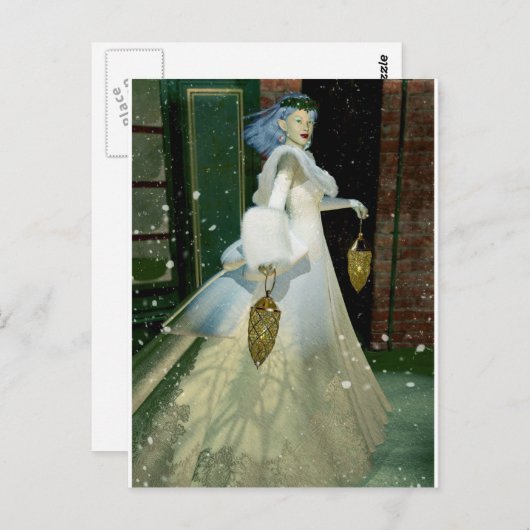 Wintersonne Postkarte (Vorne/Hinten)