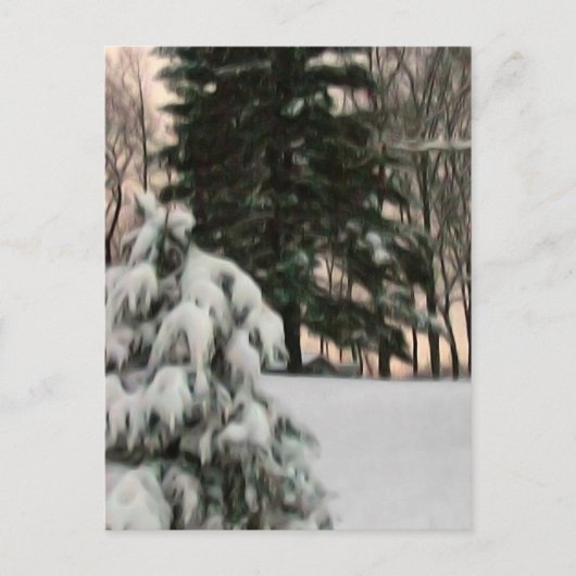 Wintersonne Postkarte (Vorderseite)