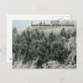 Wintersonne Postkarte (Vorne/Hinten)
