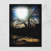 Wintersonne Postkarte (Vorderseite)