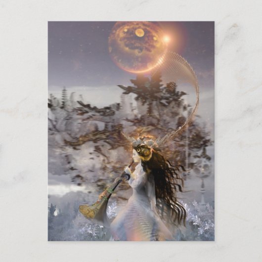 Wintersonne Postkarte (Vorderseite)